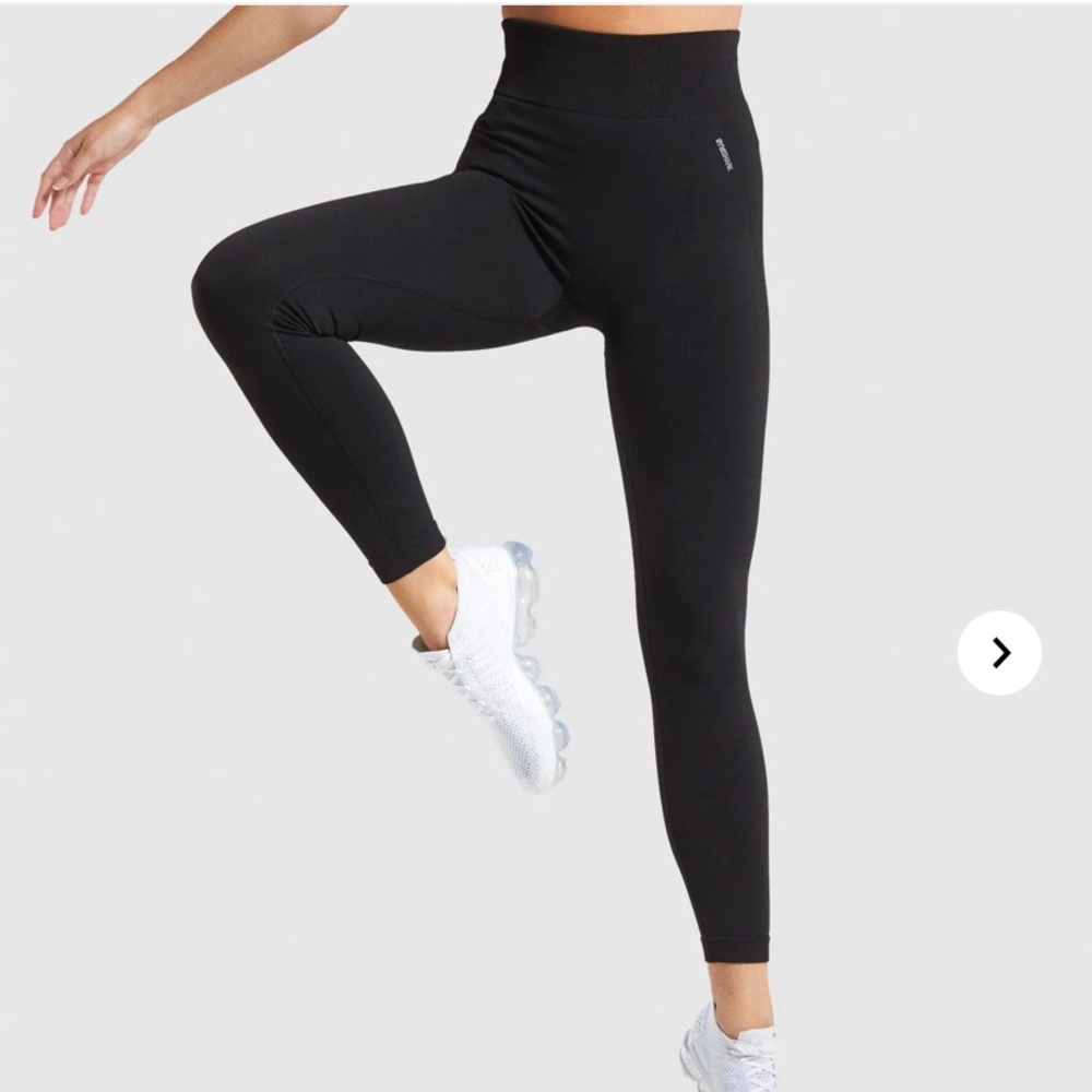 Black Gymshark High Waisted Flex Leggings